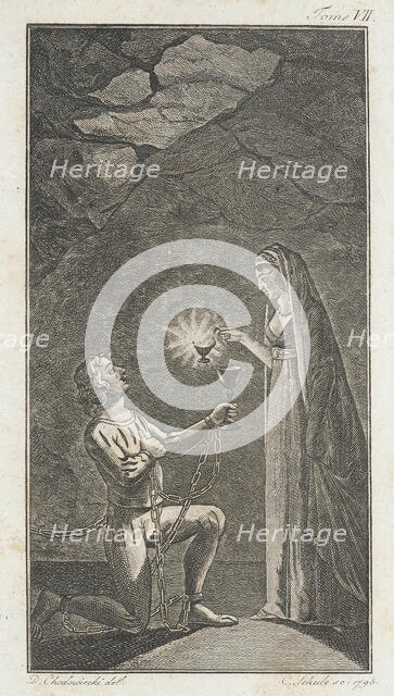 Illustration for the 'Works of J.P.C. Florian', 1796. Creator: Daniel Nikolaus Chodowiecki.