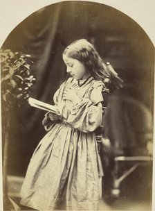 Portrait of a Young Girl Reading, about 1860. Creator: Oscar Gustav Rejlander.