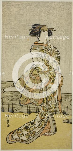 The Actor Segawa Kikunojo III in an Unidentified Role, c. 1779. Creator: Katsukawa Shunko.