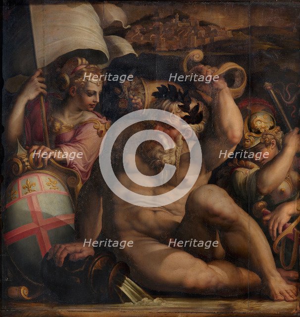 Allegory of Romagna, 1563-1565. Artist: Vasari, Giorgio (1511-1574)