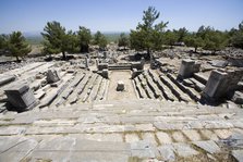 The bouleuterion in Priene, Turkey. Artist: Samuel Magal
