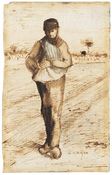 The sower, 1881. Creator: Gogh, Vincent, van (1853-1890).