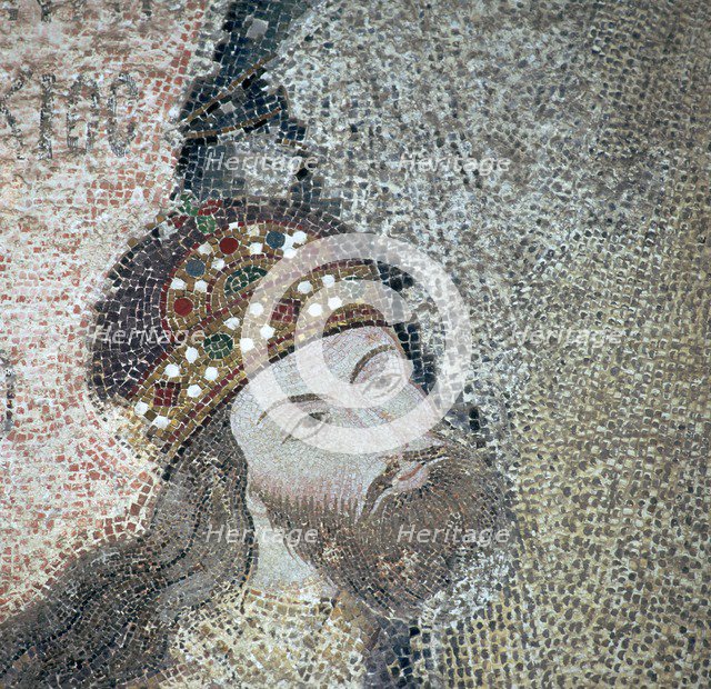 Mosaic of the Byzantine Emperor Isaac Commenus, 14th century. Artist: Unknown