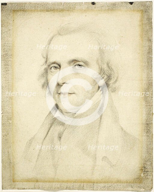 Portrait of John Flaxman, R.A., n.d. Creator: probably George Henry Harlow (English, 1787-1819) possibly Sir Thomas Lawrence (English, 1769-1830).