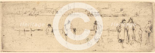 A Sketch on the Embankment, c. 1884/1886. Creator: James Abbott McNeill Whistler.