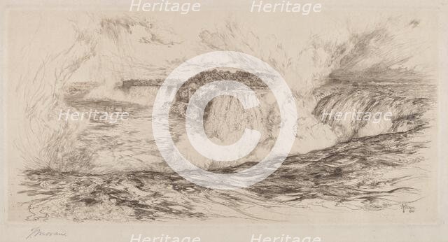 Niagara?From the Canadian Side, 1885. Creator: Thomas Moran.