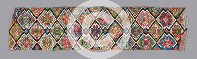 Band (from Woman's Trousers or Robe), China, 1875/1900. Creator: Unknown.