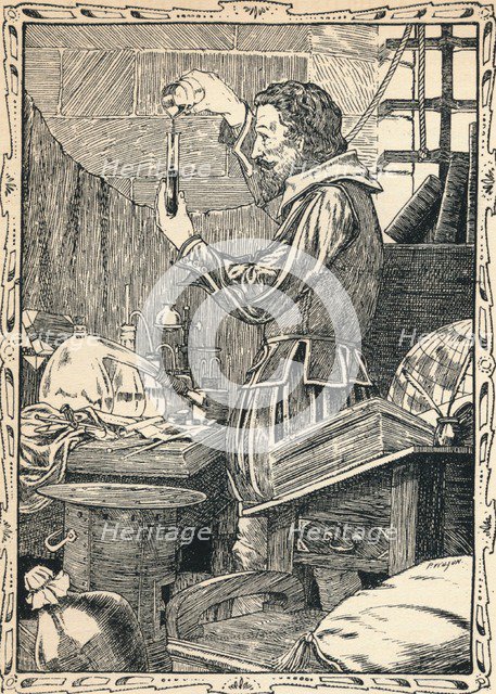 Guy Fawkes Preparing The Slow Match, 1902. Artist: Patten Wilson