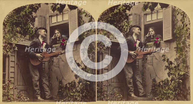 Making a favorable impression., 1881. Creator: L. Melander & Bro.