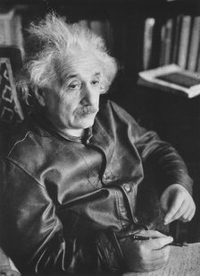 Albert Einstein, German-Swiss-American mathematician and physicist. Artist: Unknown