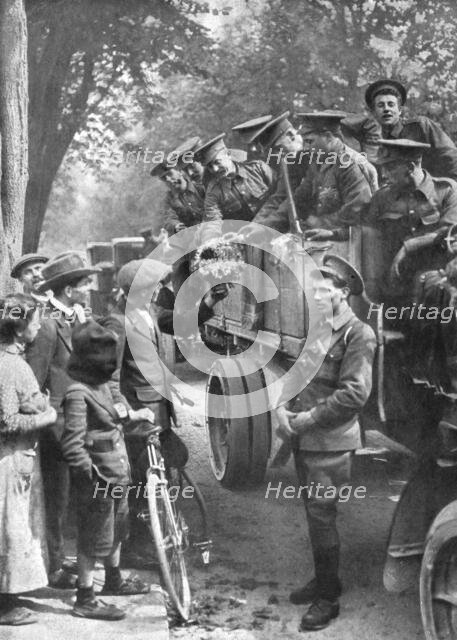 'L'Armee Britannique; sur nos routes de France', 1914. Creator: Unknown.