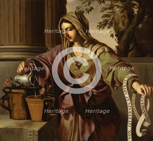 Allegory of Grammar, 1650. Creator: Laurent de la Hyre.