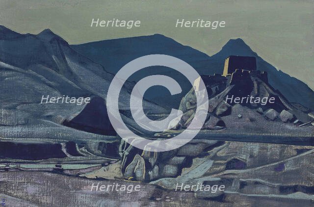 Sanctuaries and Citadels, from the series Sanctuaries and Citadels, 1925. Creator: Roerich, Nicholas (1874-1947).