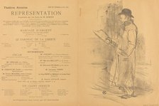Mariage d'argent; Le Fardeau de la liberté; Un Client sérieux [recto], 1897. Creator: Henri de Toulouse-Lautrec.