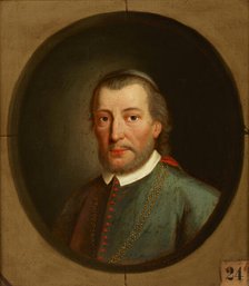 Portrait of Piotr Tomicki (1464-1535) Lodzia Coat of Arms, Bishop of Krakow..., after 1785. Creator: Friedrich Kloss.