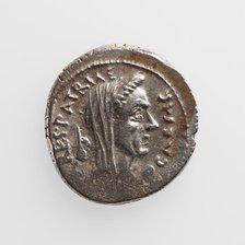 Denarius, 1st century B.C. Creator: Unknown.