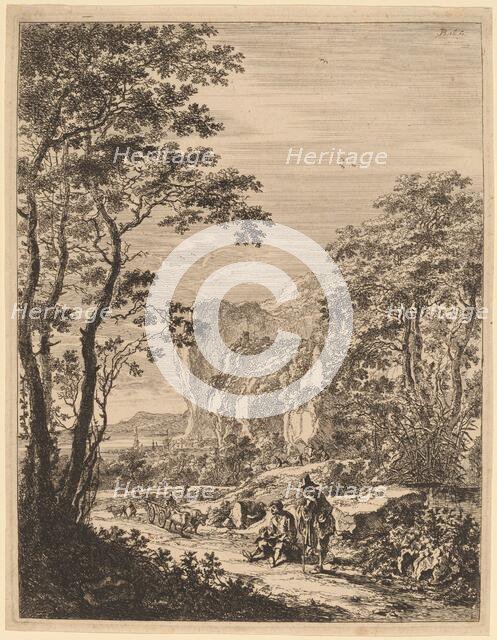 The Ox-Cart: View between Ancona and Sinigaglia. Creator: Jan Dirksz Both.