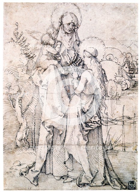 'Saint Anne with Child and Virgin Mary', c1500. Artist: Albrecht Dürer