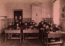Classroom During a Lesson, 1889. Creator: N Terekhov.