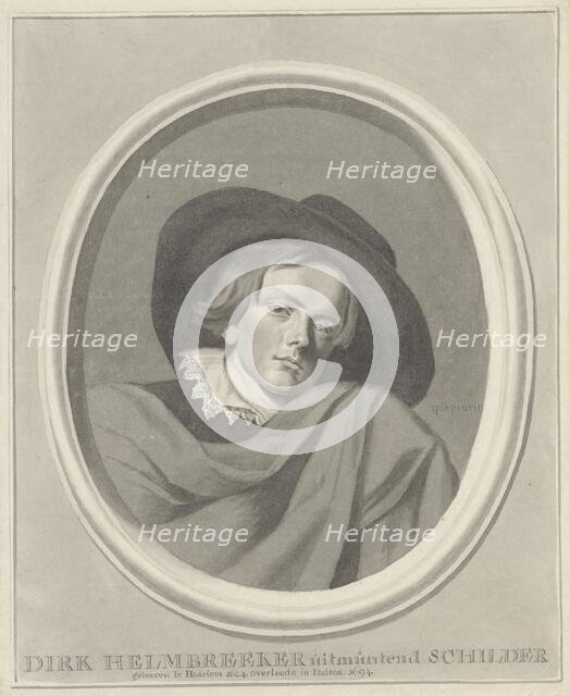 Portrait of Dirck Helmbreeker, 1700-1750. Creator: Cornelis van Noorde.