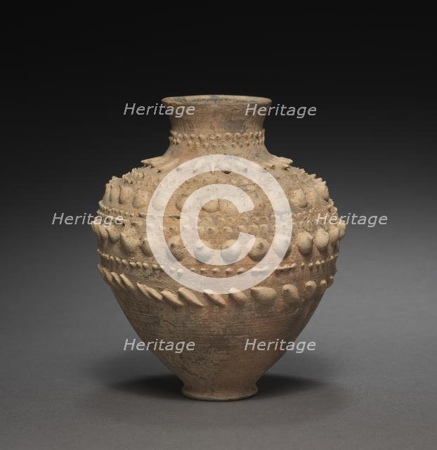 Barbotine Vase, 1st to 2nd Centuries AD. Creator: Unknown.