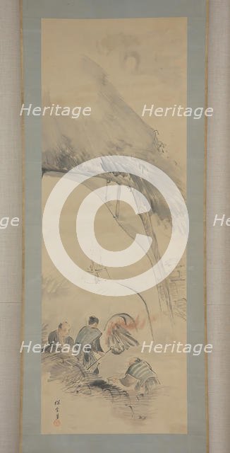 Making Ceramics, first half of the19th century. Creator: Eiraku Hozen.