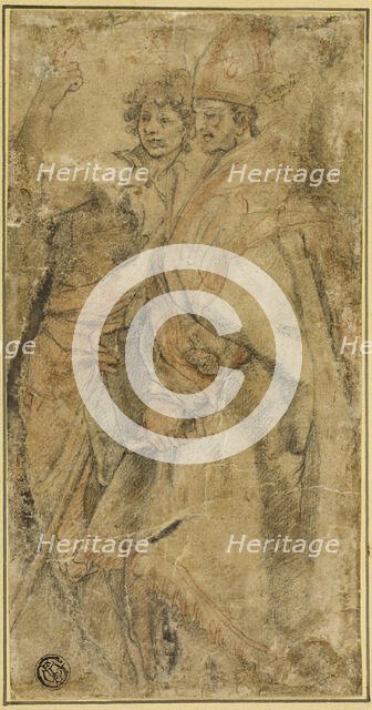 Saint John the Baptist and San Bernardo degli Uberti, n.d. Creator: Unknown.