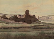 Pueblo Bonito Ruin, Chaco Canyon, New Mexico, 1888. Creator: De Lancey Gill.