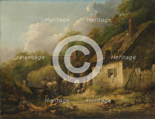 The Bell Inn, late 1780s. Creator: George Morland.