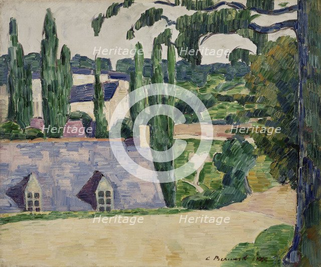 Landscape at Pont-Aven, 1889. Artist: Bernard, Émile (1868-1941)