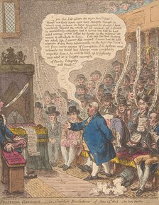 Political-Candour;- i.e.-Coalition-Resolutions of June 14th, 1805.-Pro bono Publi..., June 21, 1805. Creator: James Gillray.