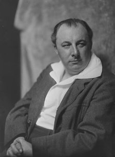 Mr. Jules Bouy, portrait photograph, 1918 Nov. 23. Creator: Arnold Genthe.