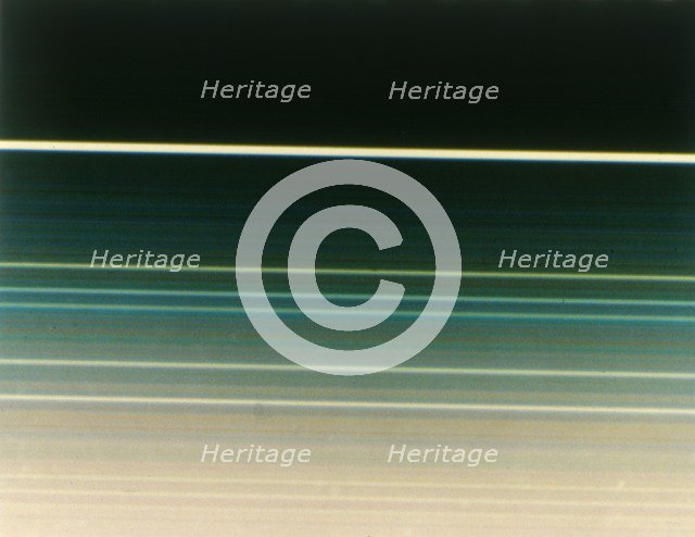 The rings of Uranus. Creator: NASA.