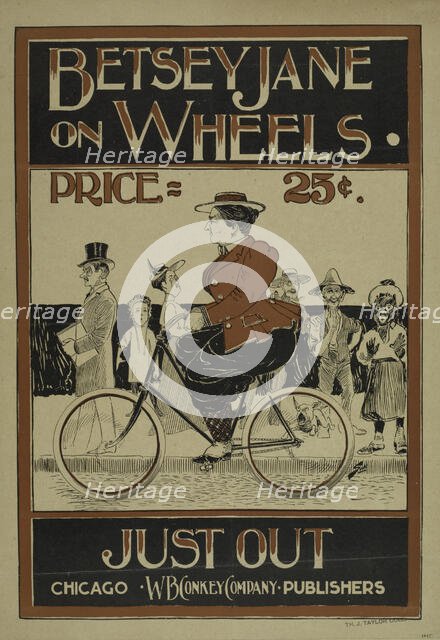 Betsy Jane on wheels, c1895 - 1911. Creator: Unknown.