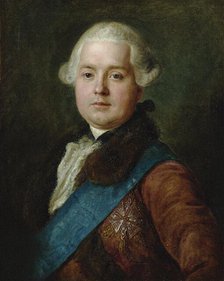 Portrait of Franciszek Michal Rzewuski (1730-1800), 1758. Creator: Rotari, Pietro Antonio (1707-1762).