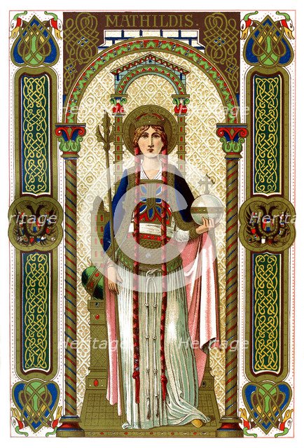 St Mathilda, 1886. Artist: Unknown