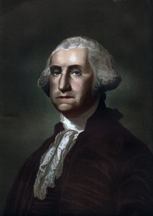 George Washington (1732-1799), first president of the United States of America, 1837. Artist: Unknown