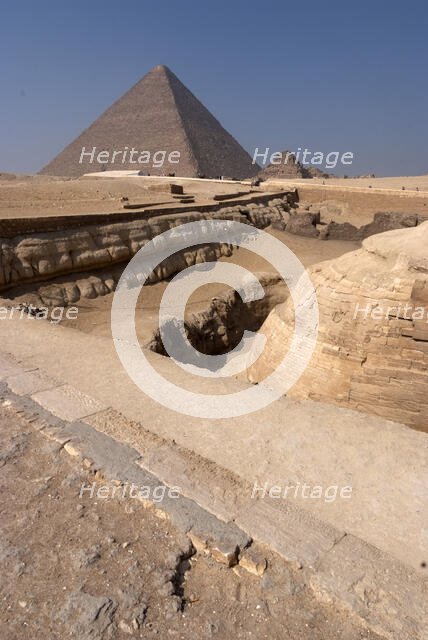 Sphinx, Giza, Egypt, 2007. Creator: Ethel Davies.