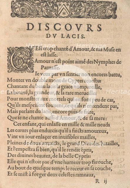 Les Secondes Oeuvres, et Subtiles Inventions De Lingerie du Seigneur Federic de Vinciolo V..., 1603. Creator: Federico de Vinciolo.