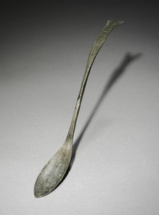 Spoon with Fish-Tail Design, 918-1392. Creator: Unknown.