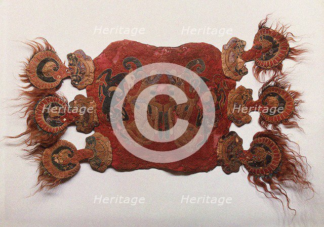 Saddle Cover. Artist: Ancient Altaian, Pazyryk Burial Mounds 