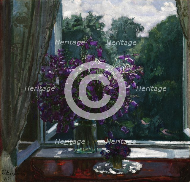 Bluebells by the Window, 1926.