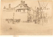 Temple, c. 1880/1881. Creator: James Abbott McNeill Whistler.