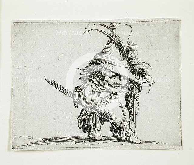 The Violin Player, 1616. Creator: Jacques Callot.