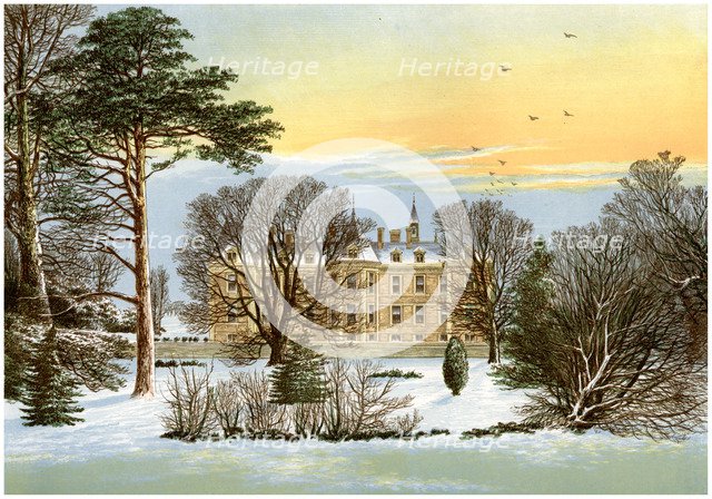 Warter Priory, near Pocklington, Yorkshire, home of the Wilson family, c1880. Artist: Unknown