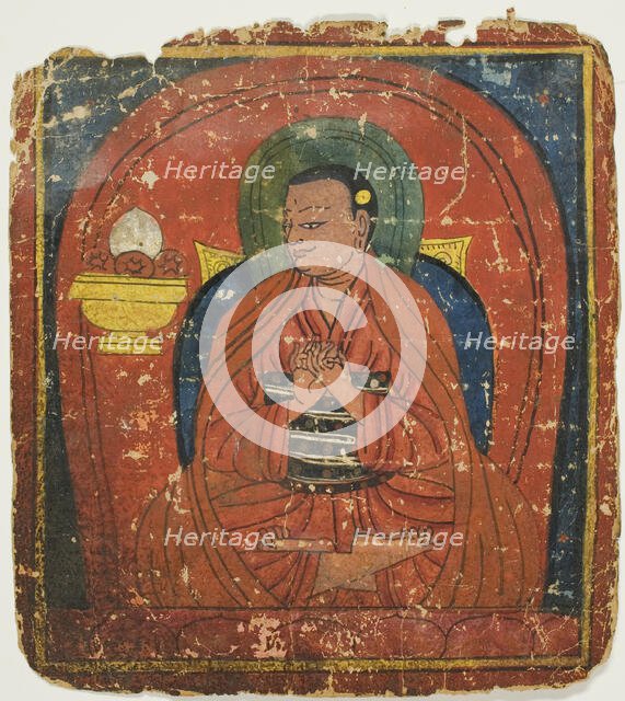 Image from a Set of Initiation Cards (Tsakali), 14th/15th century. Creator: Unknown.