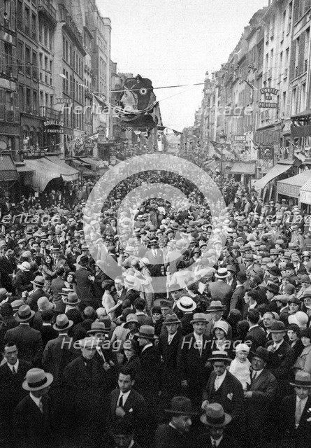 Dancing in the open air on 14th July, Paris, 1931.Artist: Ernest Flammarion