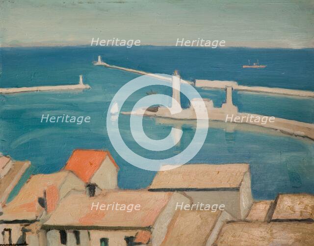 The Port Of Cette, Marseilles, 1924. Creator: Albert Marquet.