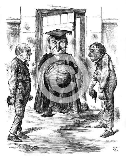 'A Bad Example', 1878.Artist: Swain