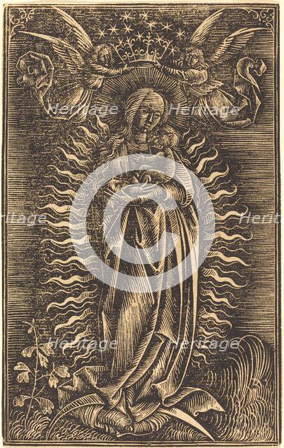 The Virgin Crowned by Two Angels, c. 1500. Creator: Unknown.